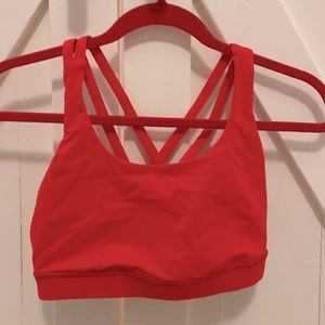 Lululemon Red Sports Bra. Size 8.